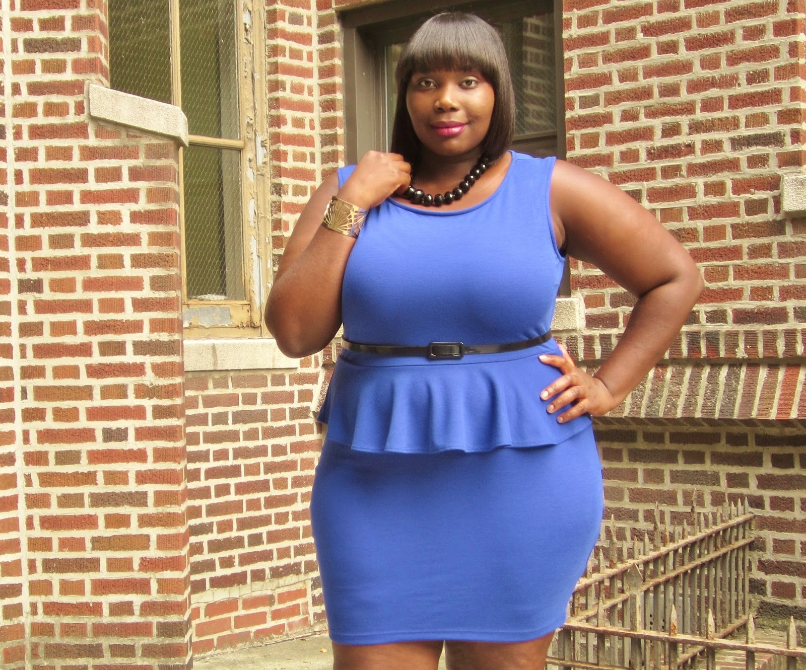 City chic peplum dress hotsell